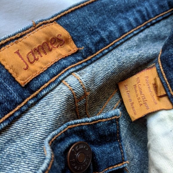 Vintage James Jeans Steel Blue Bootcut Jeans 32 - Picture 9 of 13